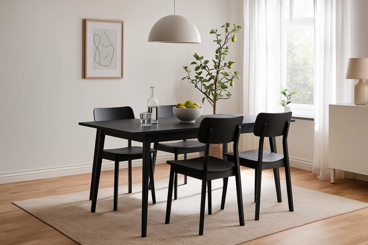 Home affaire Esstisch BELLOT ausziehbarer Küchentisch in zwei Breiten- 160/180cm + 40cm, pflegeleichter Tisch, Esszimmertisch, FSC®-zertifiziert