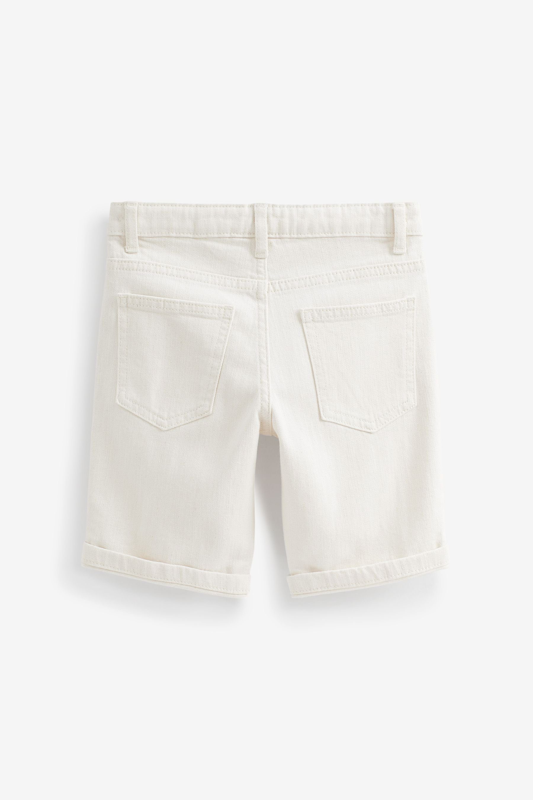 Jeansshorts Next (1-tlg) Ecru Cream Denim-Shorts
