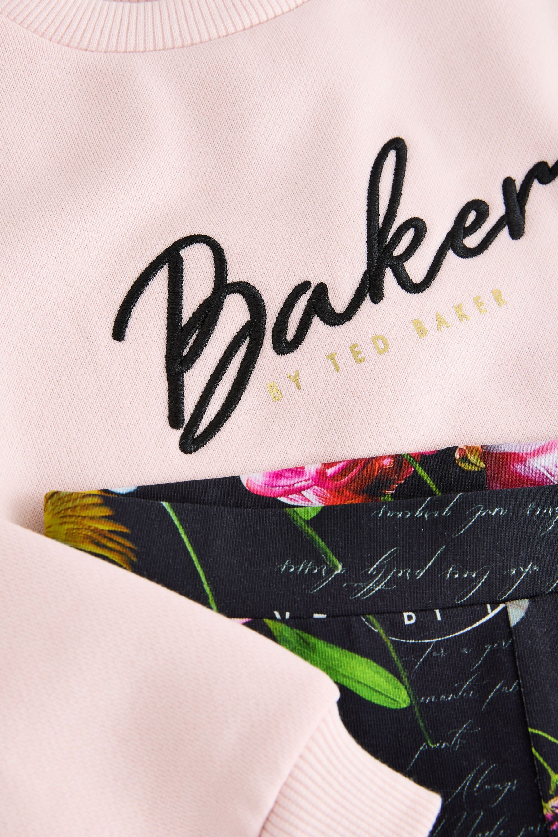 Baker by Ted Baker Top & Leggings Baker by Ted Baker Sweatshirt & Schlagleggings (2-tlg) – Bild 3 von 5