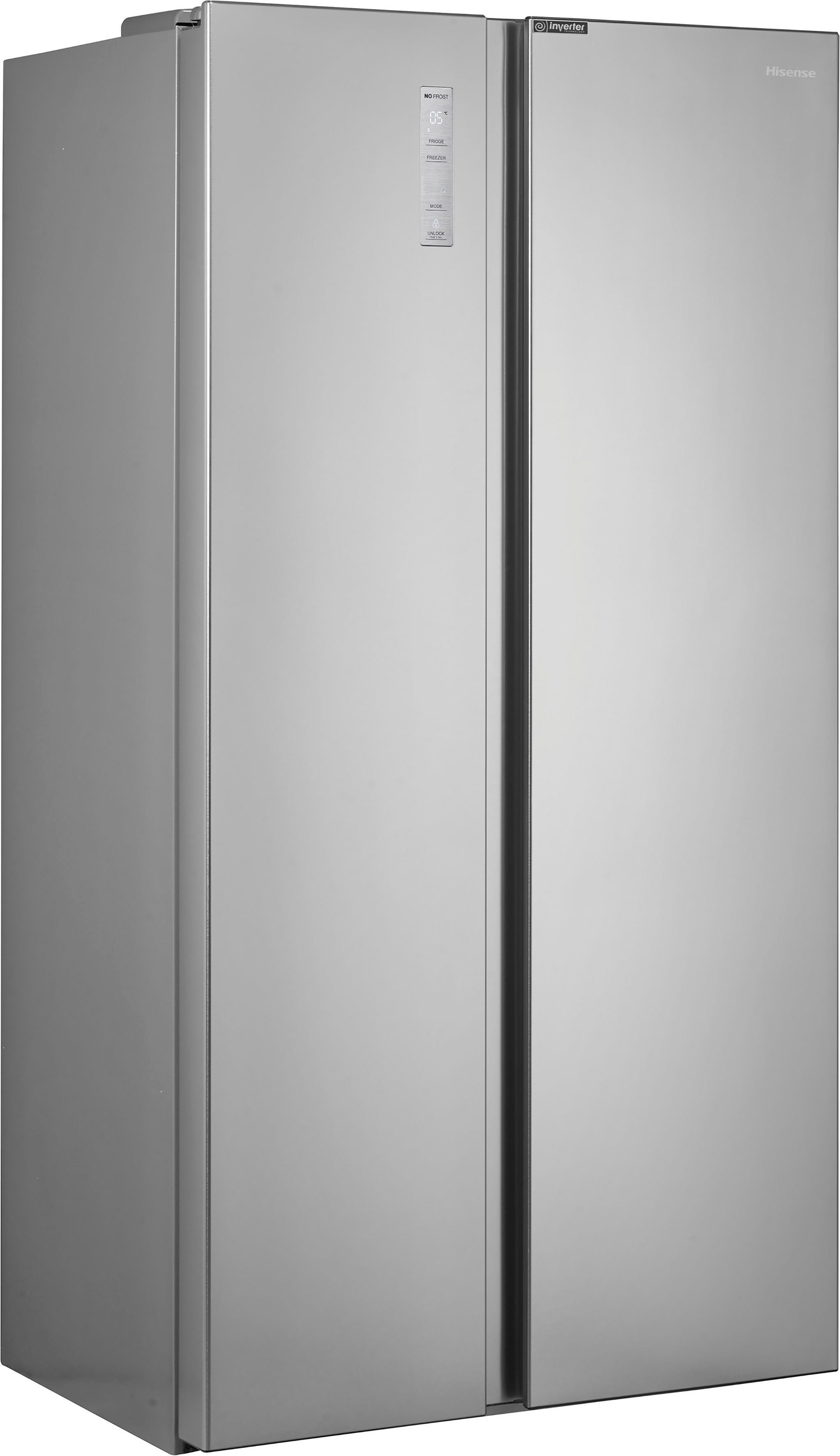 hoch, 178,6 RS677N4BIE, Side-by-Side 91 cm cm Hisense breit