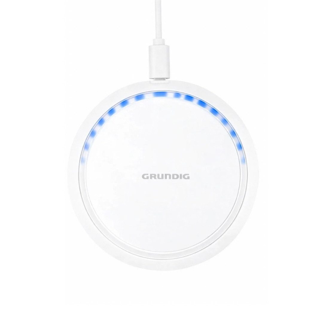 Grundig Grundig Magnetisches Qi Ladegerät Kabellos 10 W USB-C Schwarz Batterie-Ladegerät