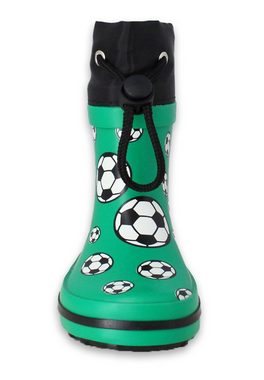 Beck Kleinkinder Gummistiefel Fussball Gummistiefel (für kleine Fußball-Fans, in vielen Größen erhältlich) wasserdicht, herausnehmbare Einlegesohle, Naturkautschuk