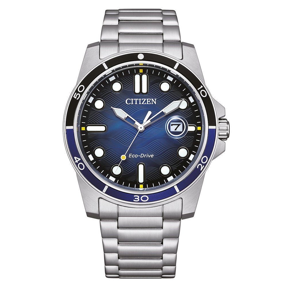 Quarzuhr Citizen Herren Sporty Diver Solar Uhr AW1810-85L AW1810-85L