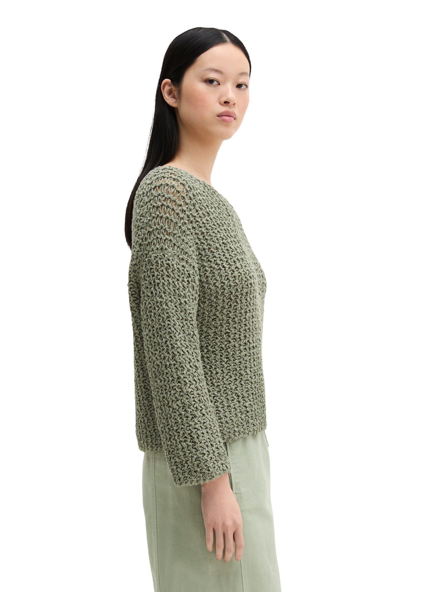 Marc O'Polo Strickpullover aus Organic-Cotton-Mix-Slub