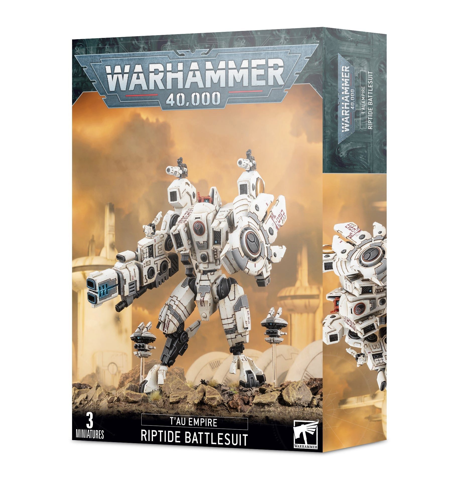 Games Workshop Spielfigur Warhammer 40.000 T'au Empire Riptide Battlesuit günstig online kaufen