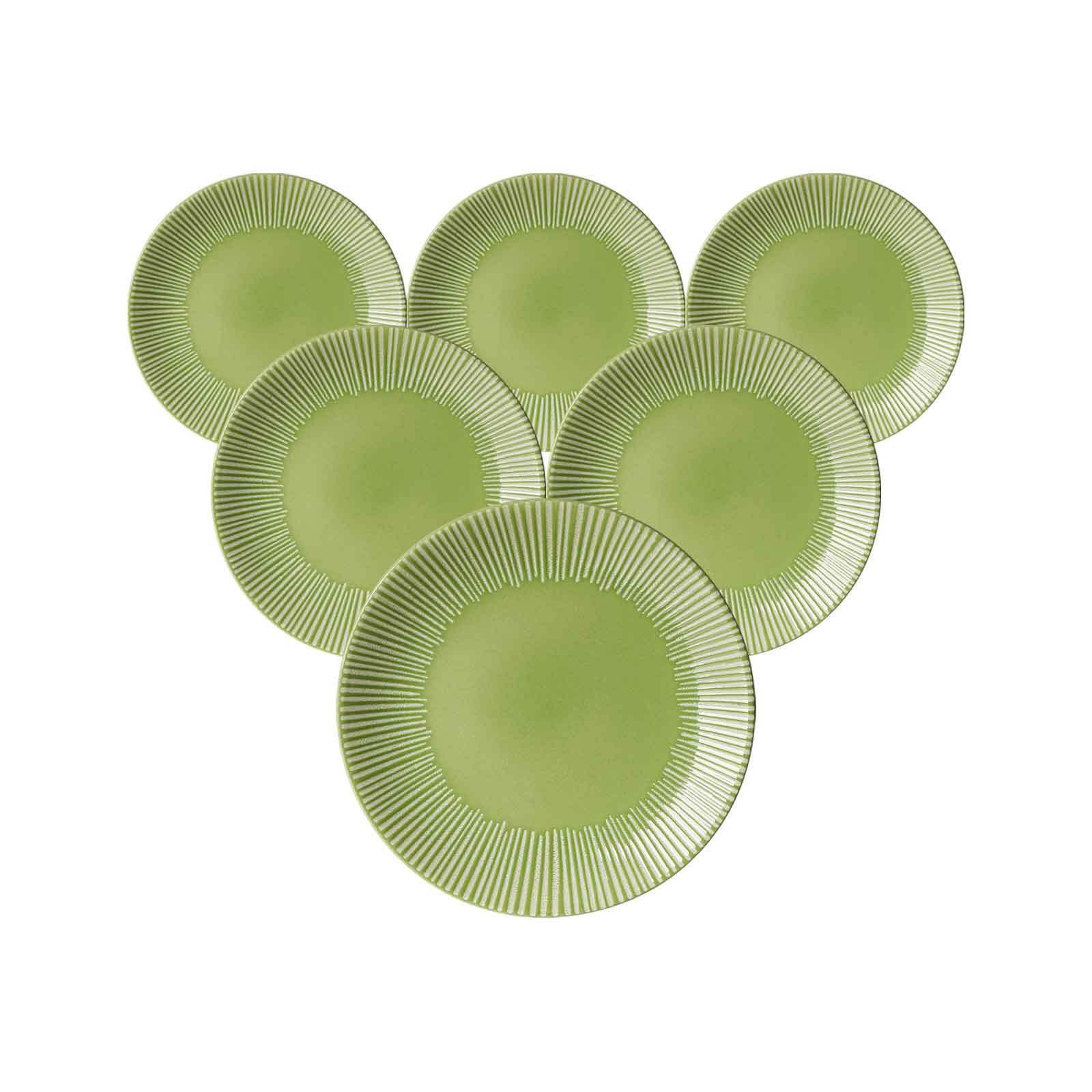 Ritzenhoff & Breker Frühstücksteller Banda Dessertteller ø 21 cm 6er Set, (6 St)