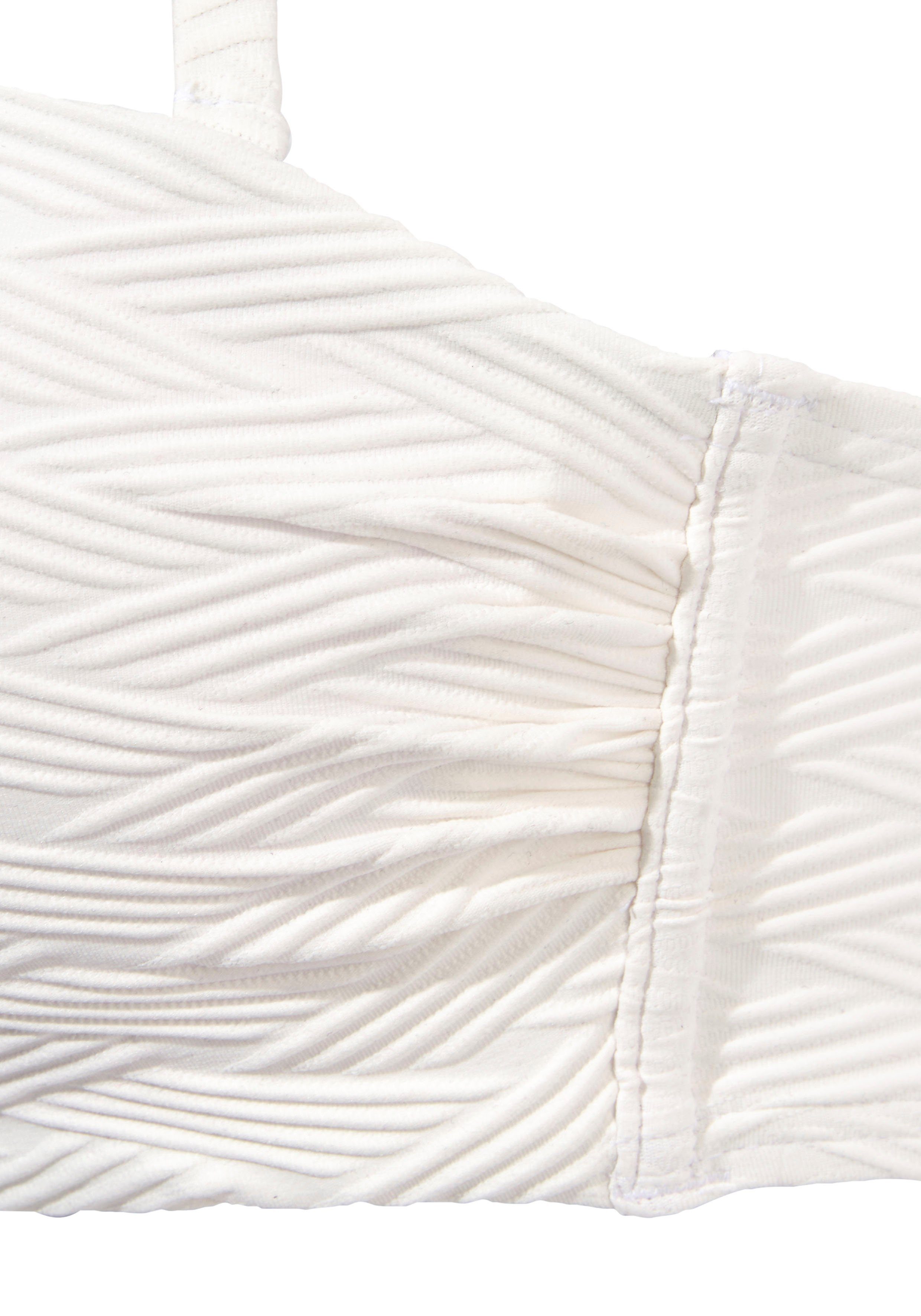 Sunseeker Bügel-Bandeau-Bikini-Top Loretta, mit Strukturmuster