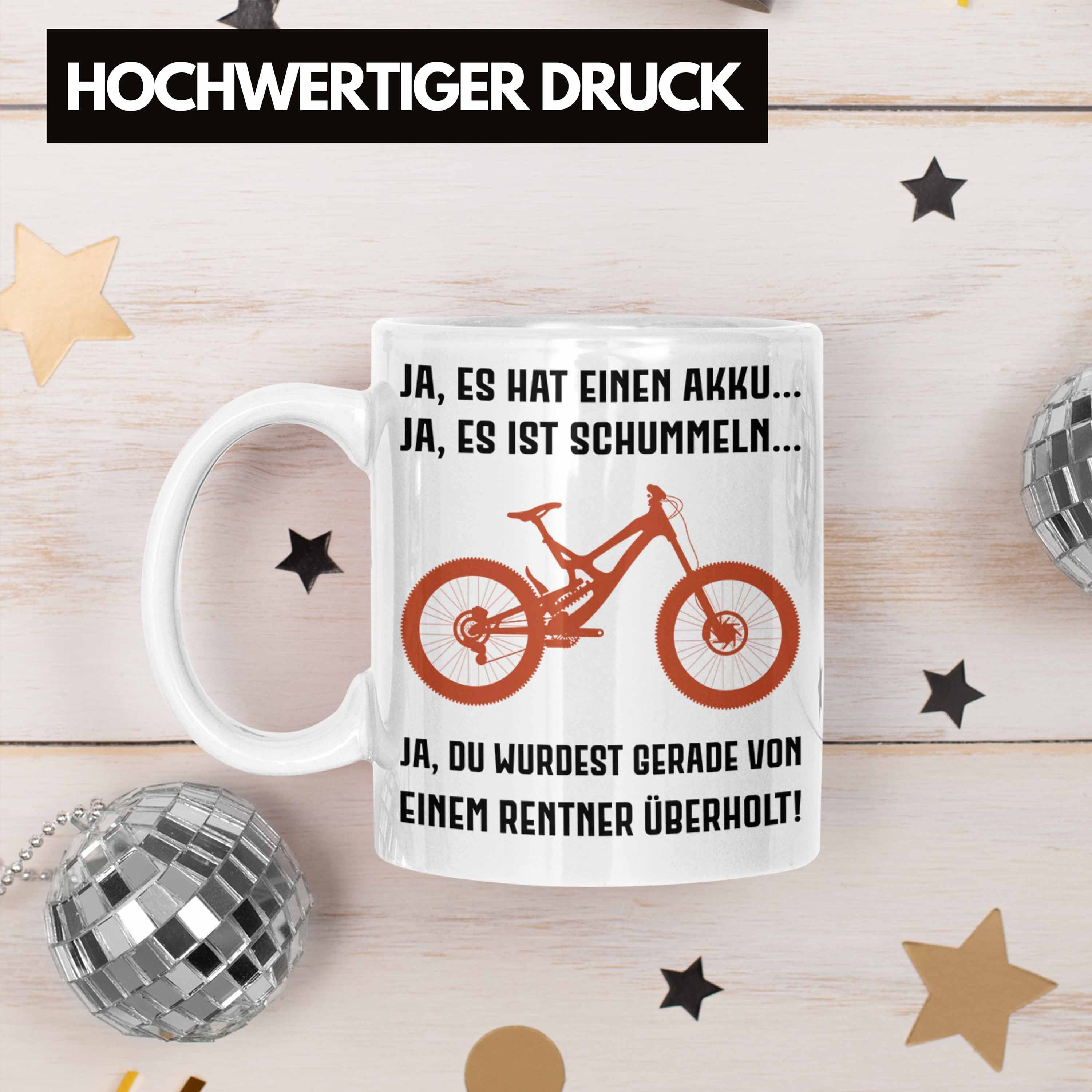 Trendation Tasse Trendation - Elektrofahrrad E-Bike Tasse mit Spruch Geschenk Ebike Lus