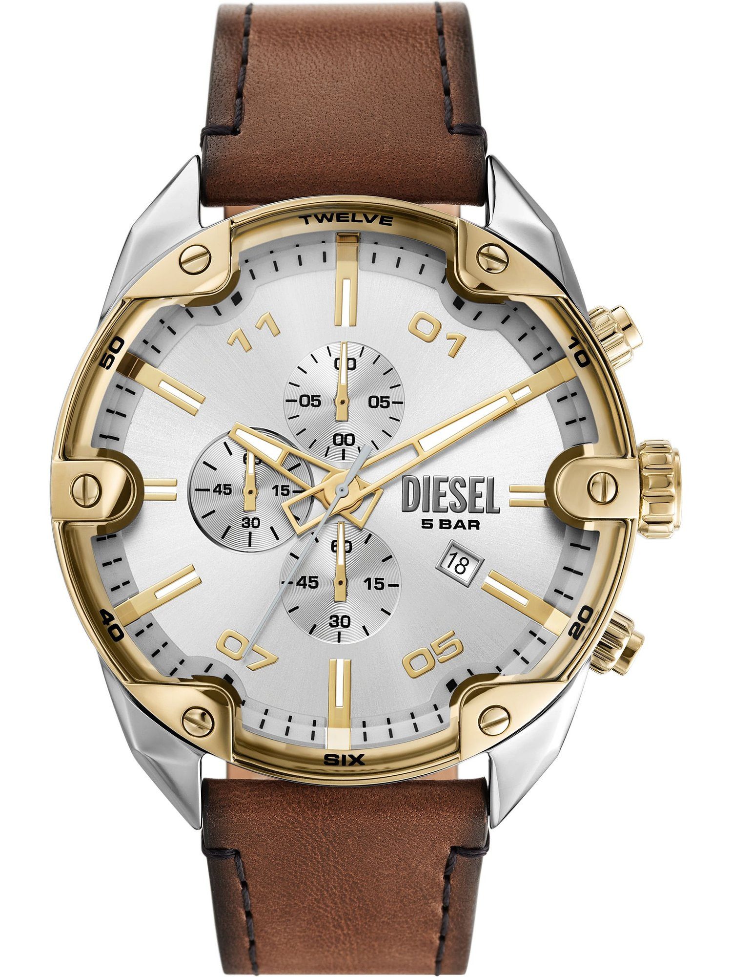 Diesel Chronograph Diesel Herren-Uhren Analog Quarz günstig online kaufen