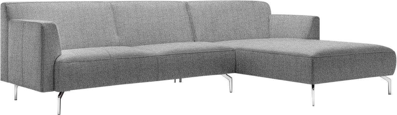 296 cm hs.446, hülsta sofa Breite minimalistischer, Optik, schwereloser in Ecksofa