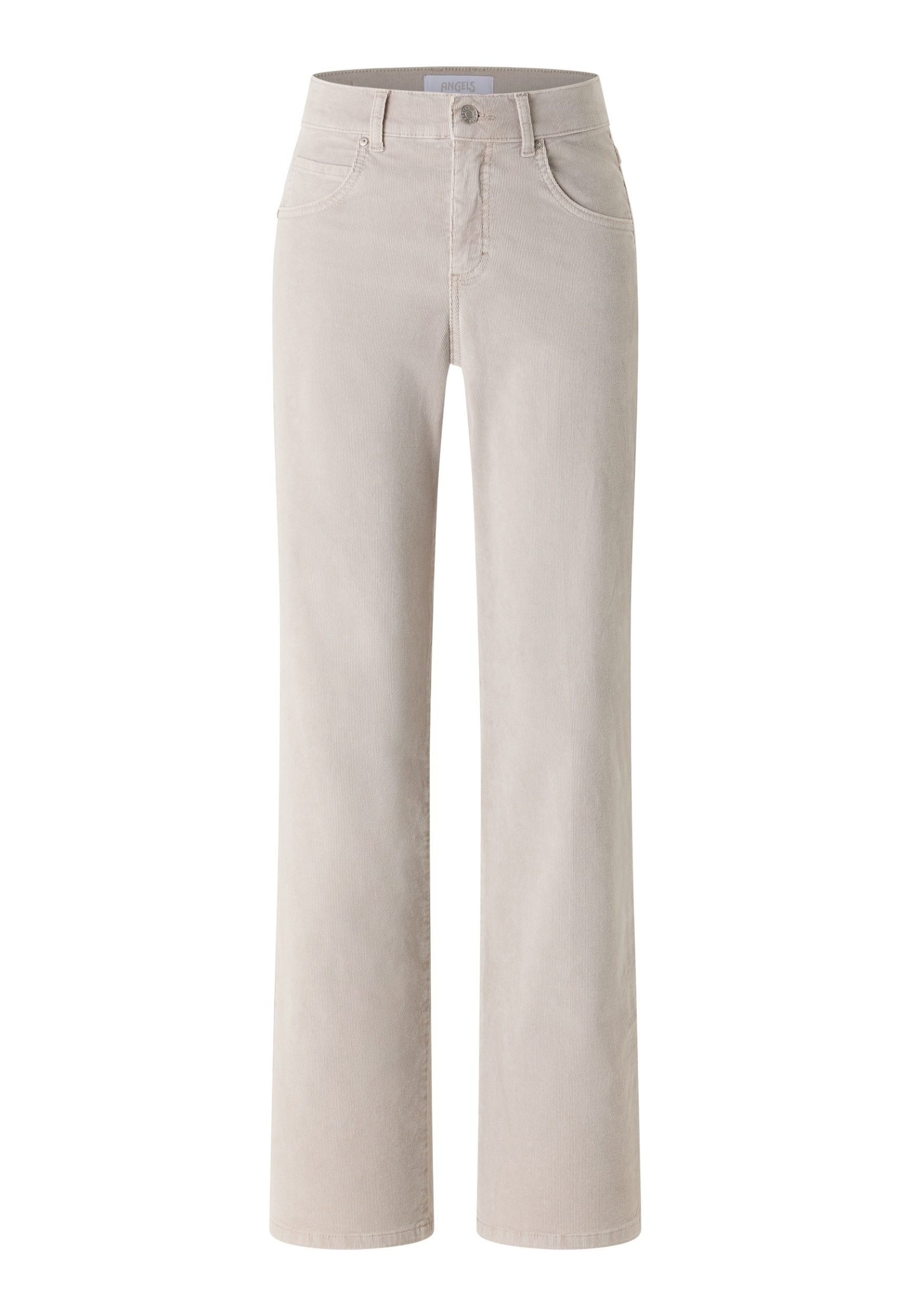 ANGELS Weite Jeans LARA - Modische Cordhose mit Straight Fit und weitem Bein für Damen