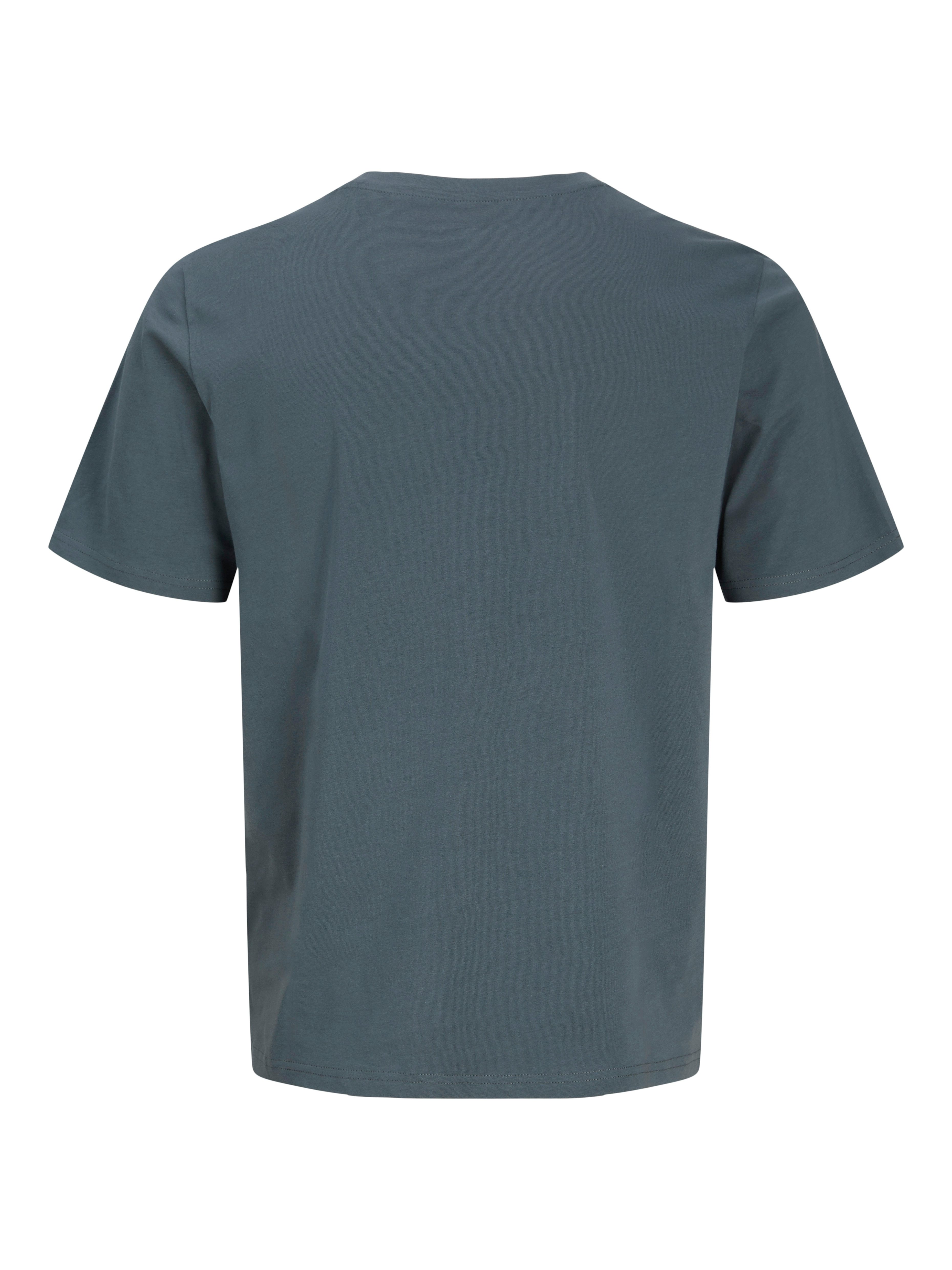Jack & Jones Rundhalsshirt JJMUNK TEE SS CREW NECK Baumwolle, regular fit
