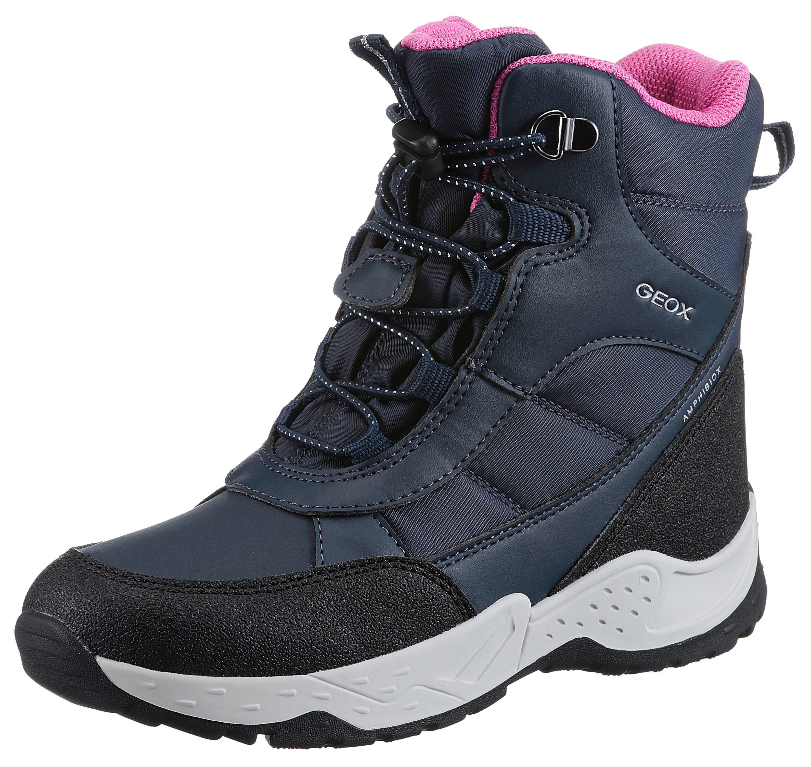 Geox J SENTIERO GIRL B AB Schnellverschluss mit Winterstiefel