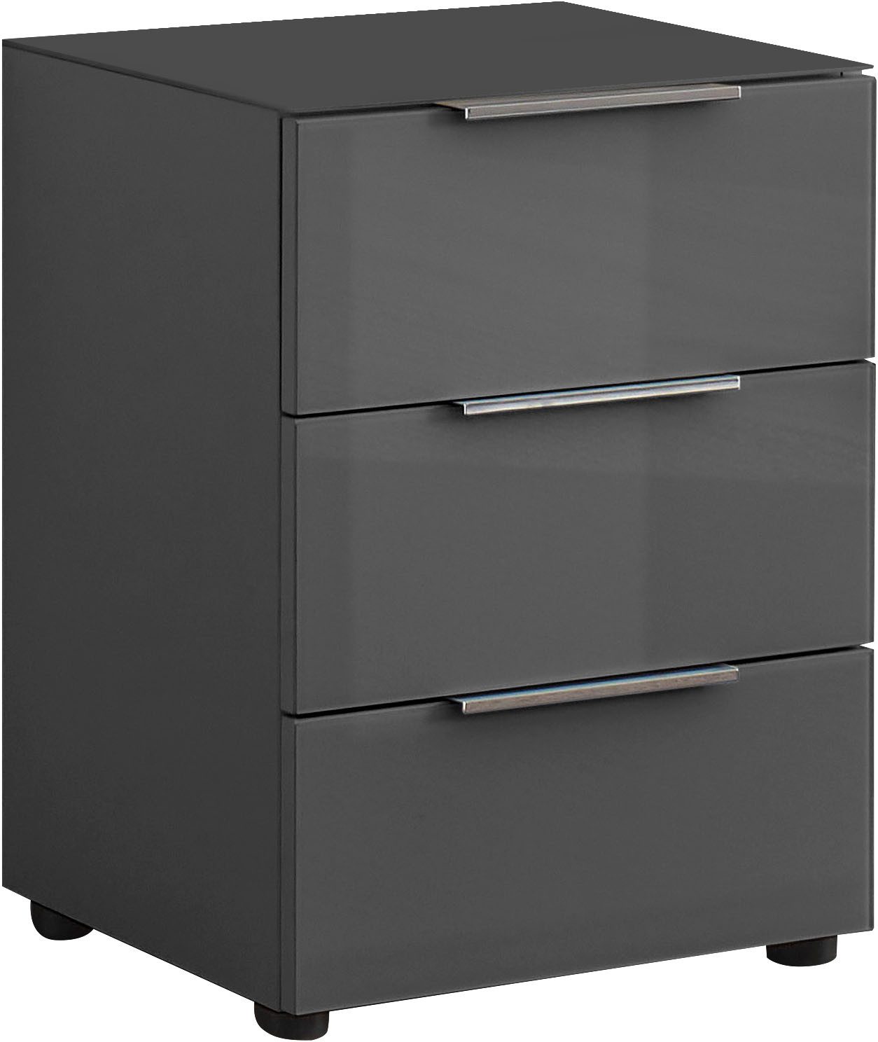 HBZ Kommode Santorin Nachtkonsole, BxHxT 45x61x40 cm (1 St), Breite 45cm, Softclose für Schubkästen, Melaminbeschichtung