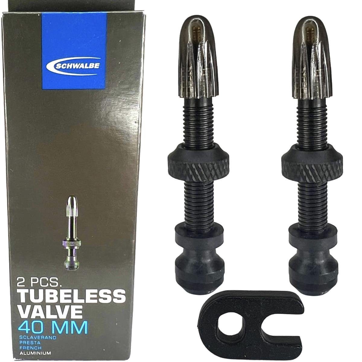 Fahrradschlauch Schwalbe Tubeless UST Schlauchloses Alu Fahrrad franz.Ventil 40mm Set