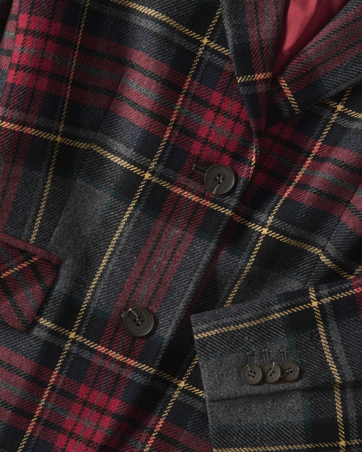 Brigitte von Schönfels Jackenblazer Karo-Blazer