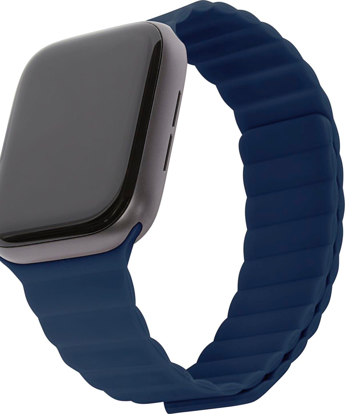 DECODED Smartwatch-Armband Silicon LITE Magnet 42/44/45/49mm Strap Traction Navy