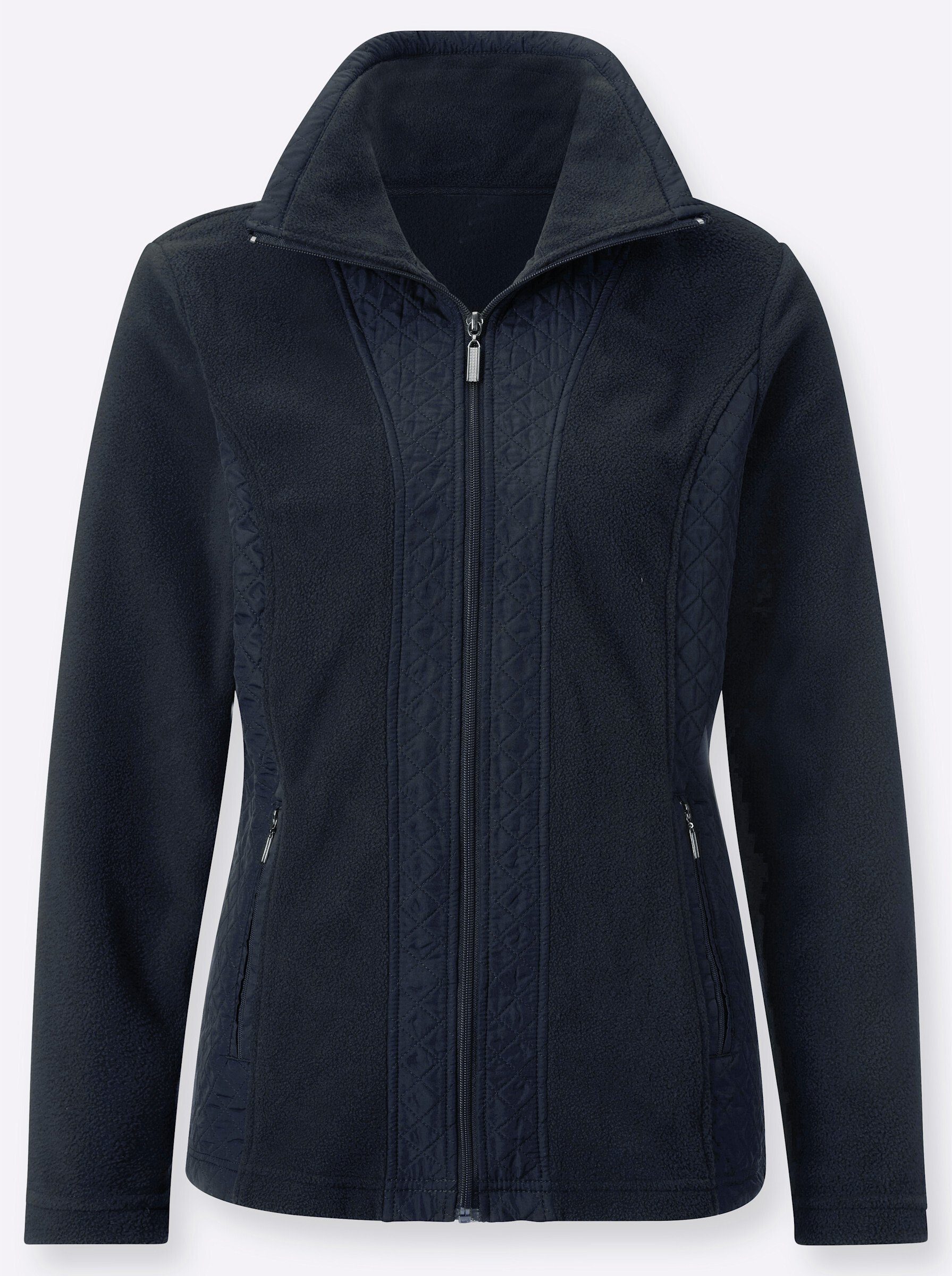 Witt Fleecejacke Fleece-Jacke Langarm Strukturstrick – Bild 4 von 4