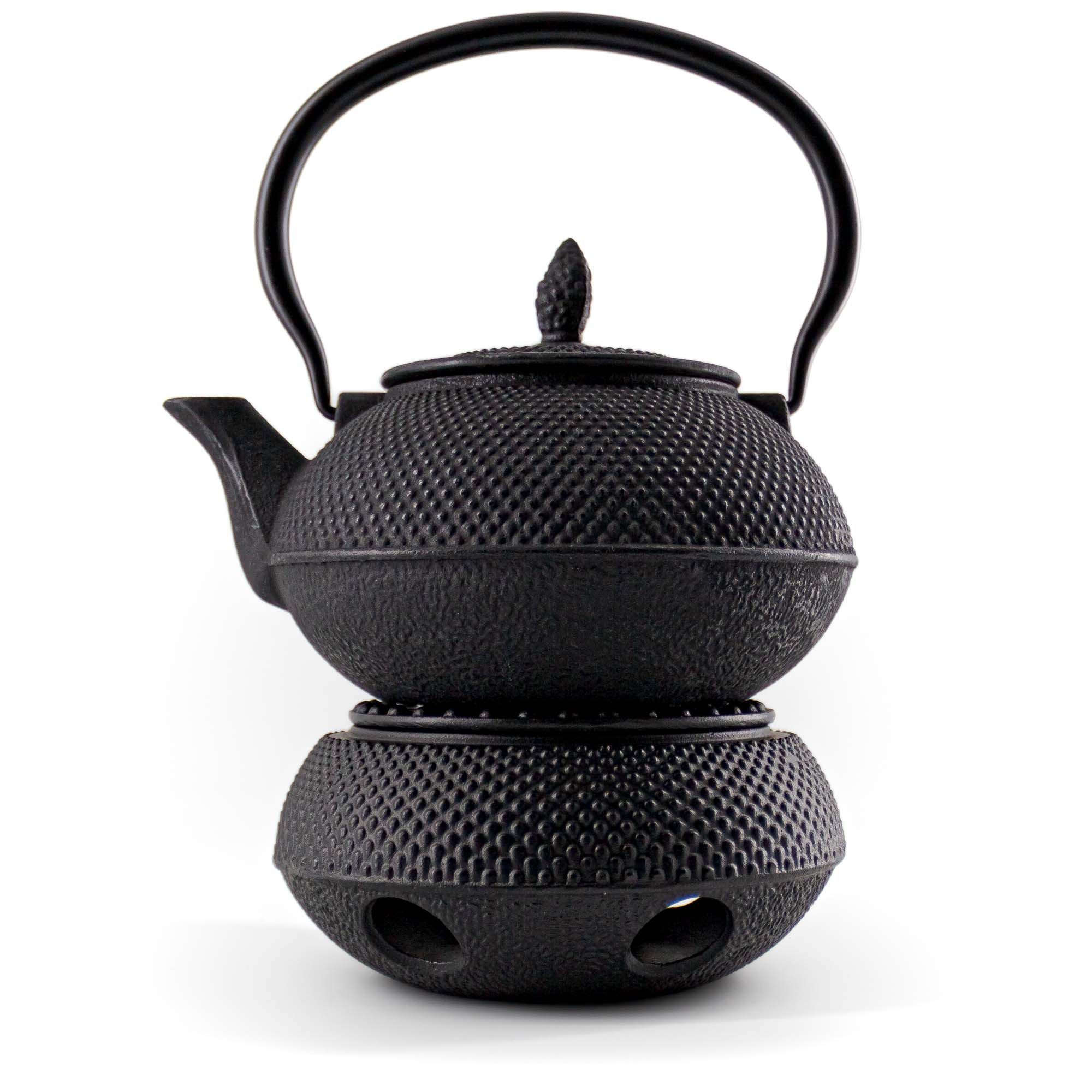 teayumi Teestövchen ARARE Charo Stövchen Schwarz, (2-teilig)