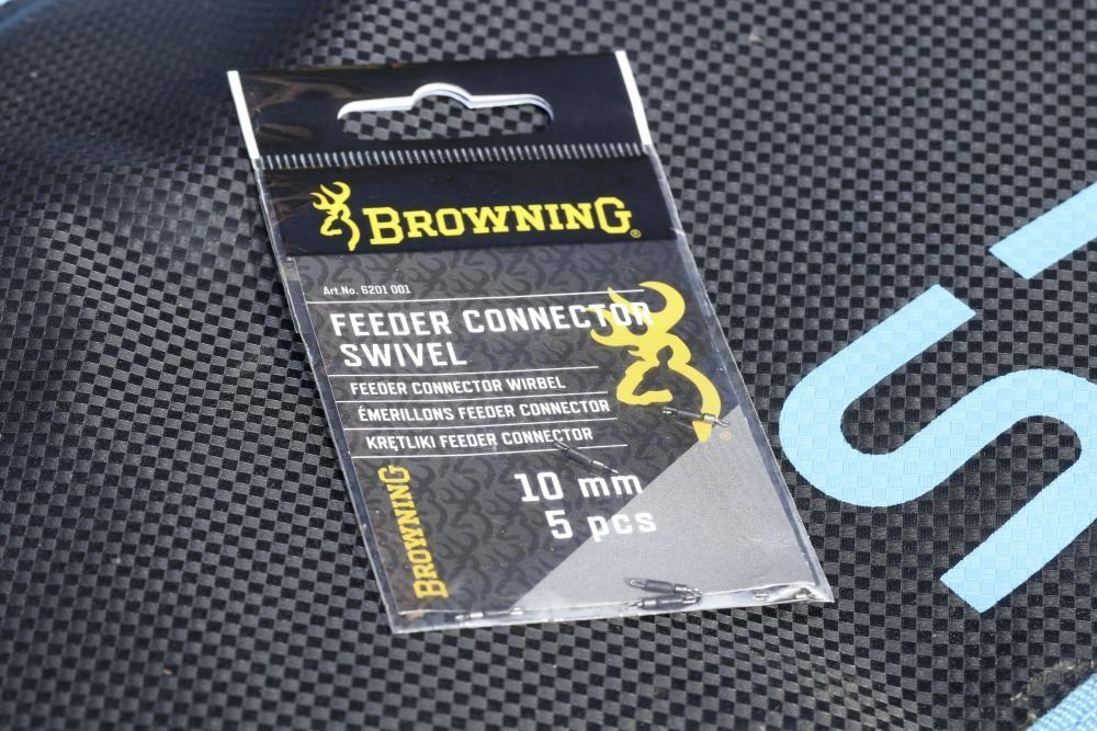 Browning Wirbel 12mm Feeder Connector Angelwirbel Browning (5Stück)