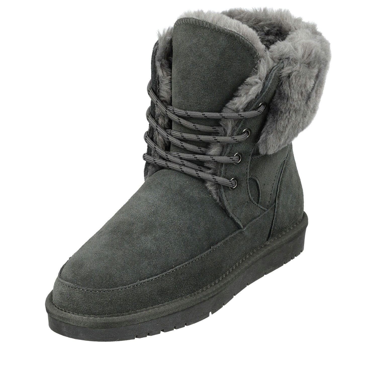Biosoft Comfort & Easy Walk Damen Winterboot Laceup Grau 41 Winterstiefel günstig online kaufen