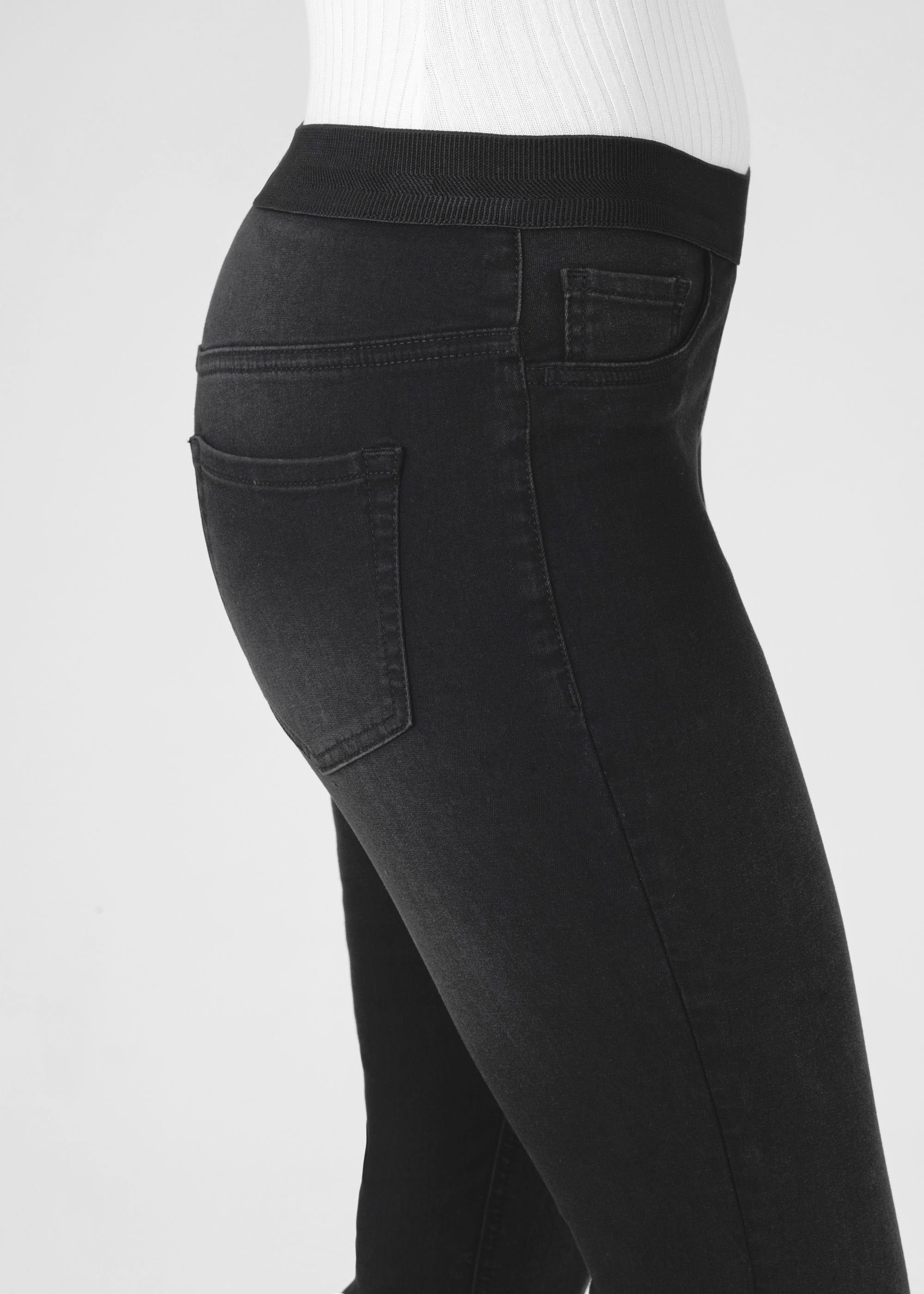 black Slim Sissi Stehmann Slim-fit-Jeans Fit (using) sun