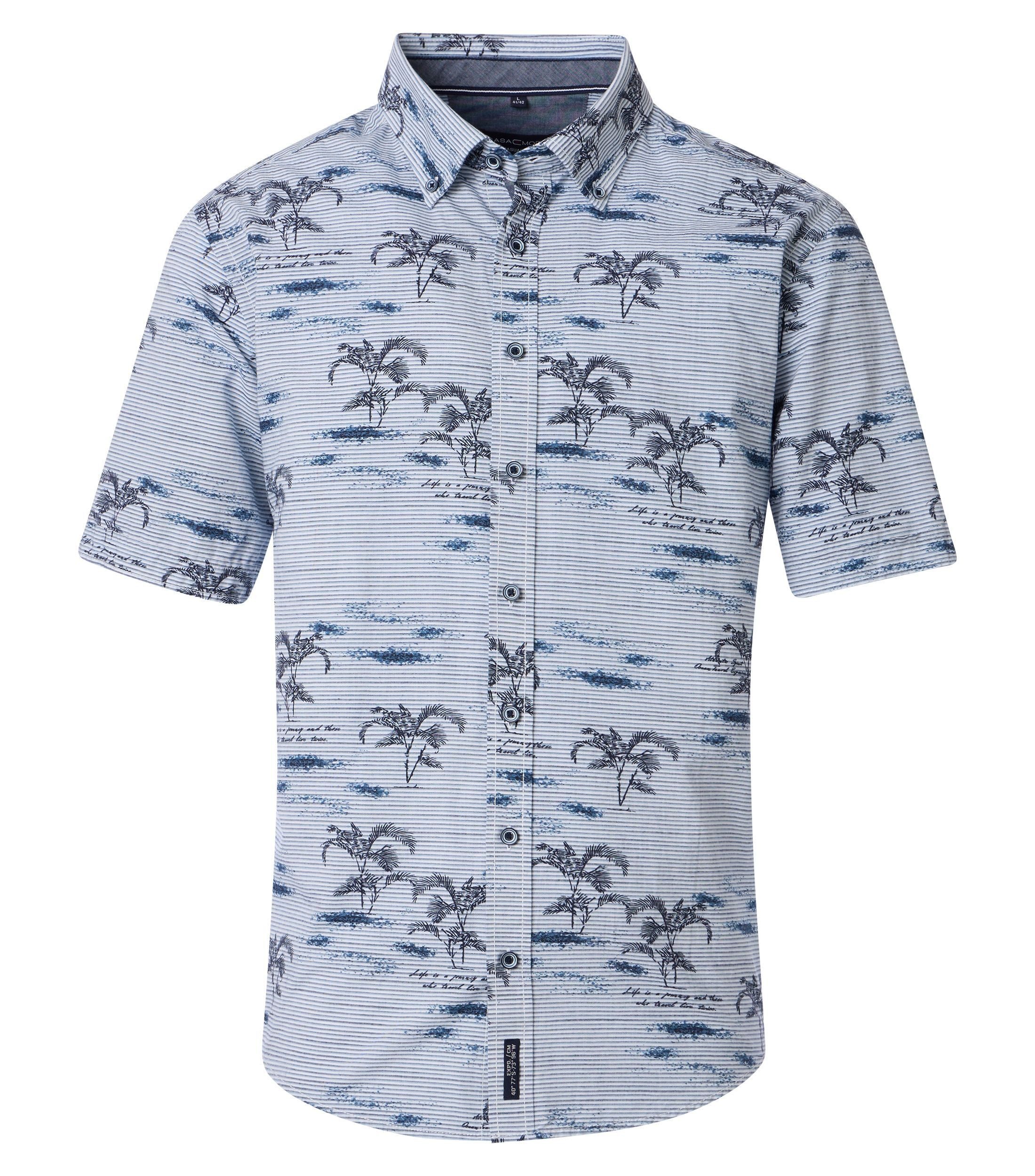 CASAMODA Kurzarmhemd CASAMODA Freizeithemd Kurzarm gestreift günstig online kaufen