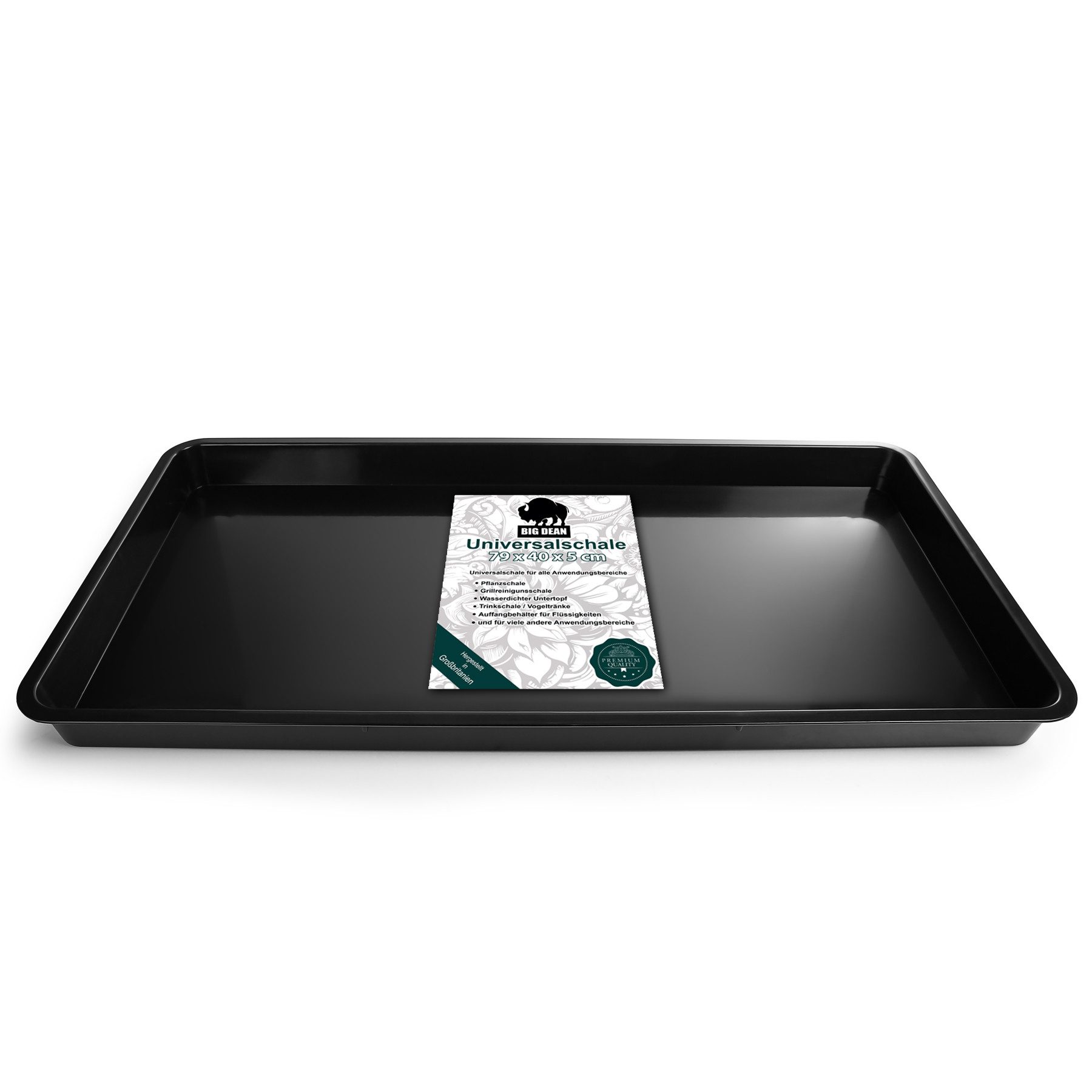 BigDean Pflanzschale Allzweckwanne Universalwanne Ölwanne Katzenklo Schuhabtopfschale (Stück, 1 St., Anzuchtwanne), Robust, Hitzebeständig bis 60°c, Platzsparend Stapelbar