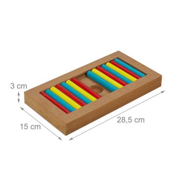 relaxdays Tier-Intelligenzspielzeug Intelligenzspielzeug für Hunde, Faserplatte