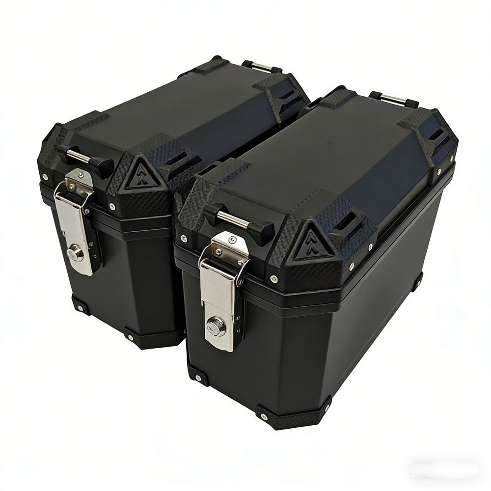 GarveeMore Topcase Universal-Seitenkoffer für Motorräder mit großem Volumen beidseitig