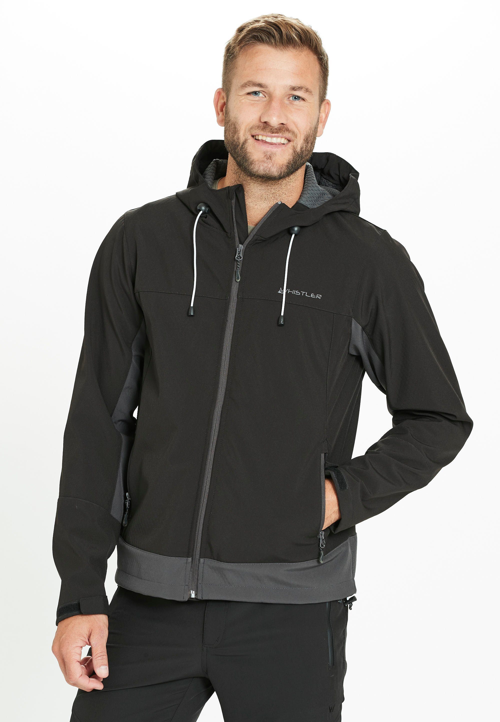 WHISTLER Softshelljacke Ryder mit atmungsaktiver Funktions-Membrane schwarz