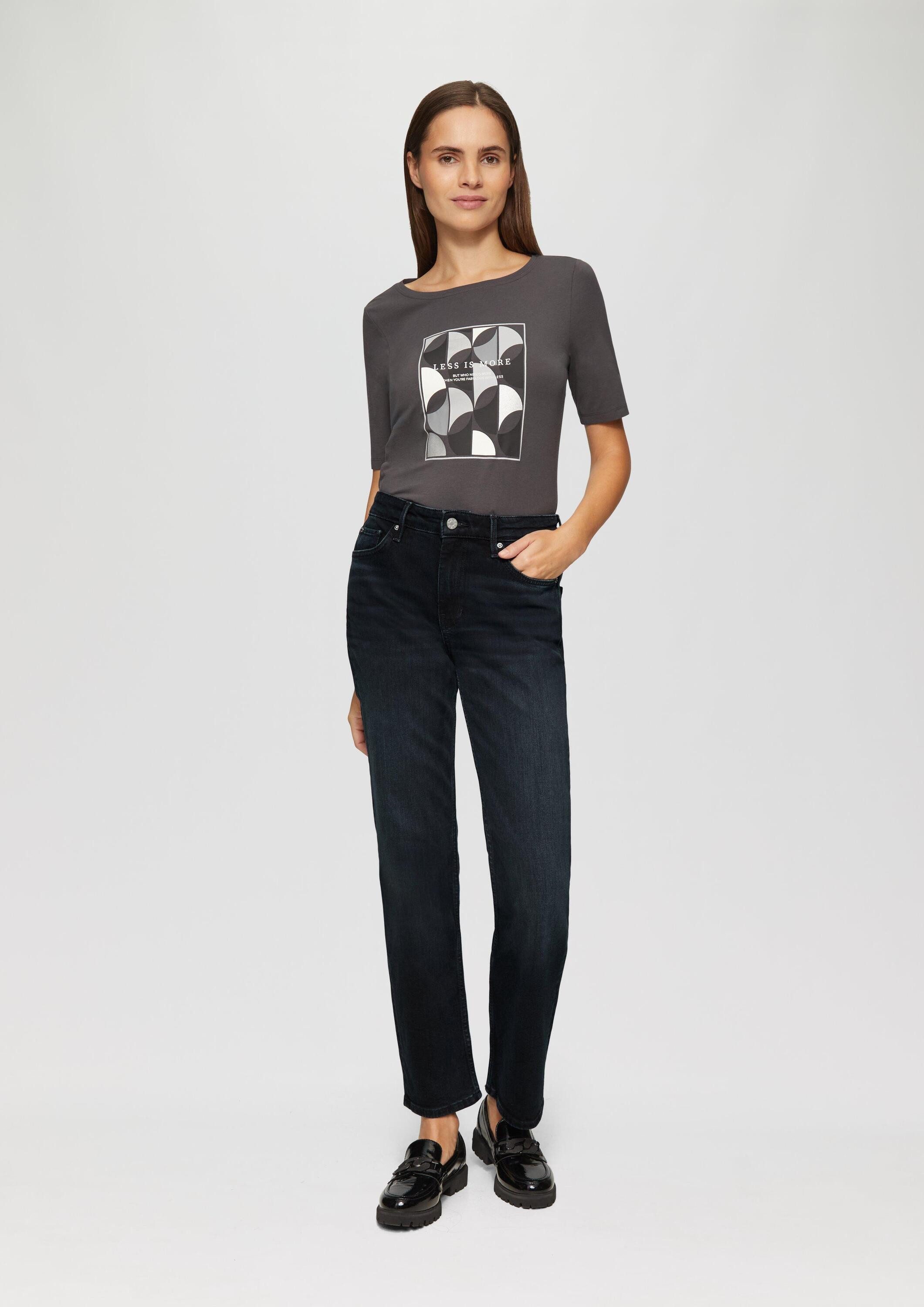 s.Oliver Regular-fit-Jeans Jeans-Hose KAROLIN Jeans Karolin / Regular Fit / Mid Rise / Straight Leg