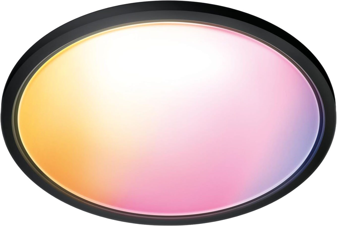 WiZ LED Deckenleuchte SuperSlim Deckenleuchte Tunable White&Color 2450lm, LED fest integriert, warmweiß - kaltweiß