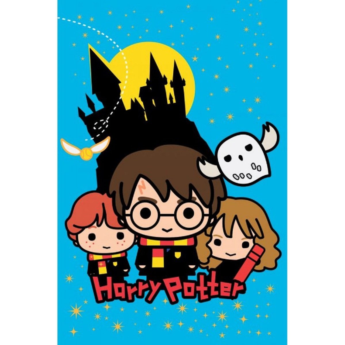 Wohndecke - Decke 100 x 150 cm Kuscheldecke weich Wohndecke, Harry Potter