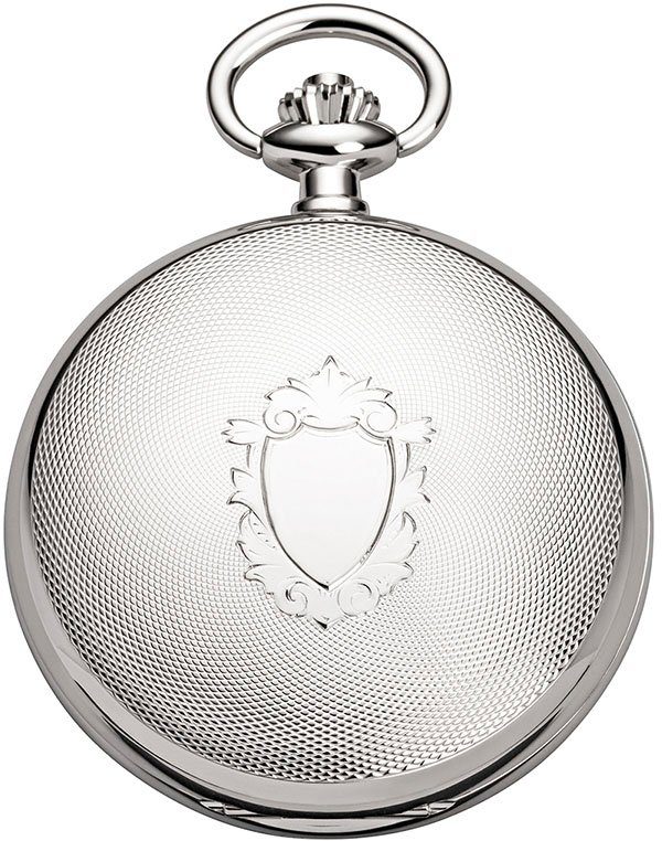 Regent Taschenuhr P730, (Set, 2-tlg., mit Kette), Quarzuhr, Herrenuhr, Mondphase, Datum, Acrylglas