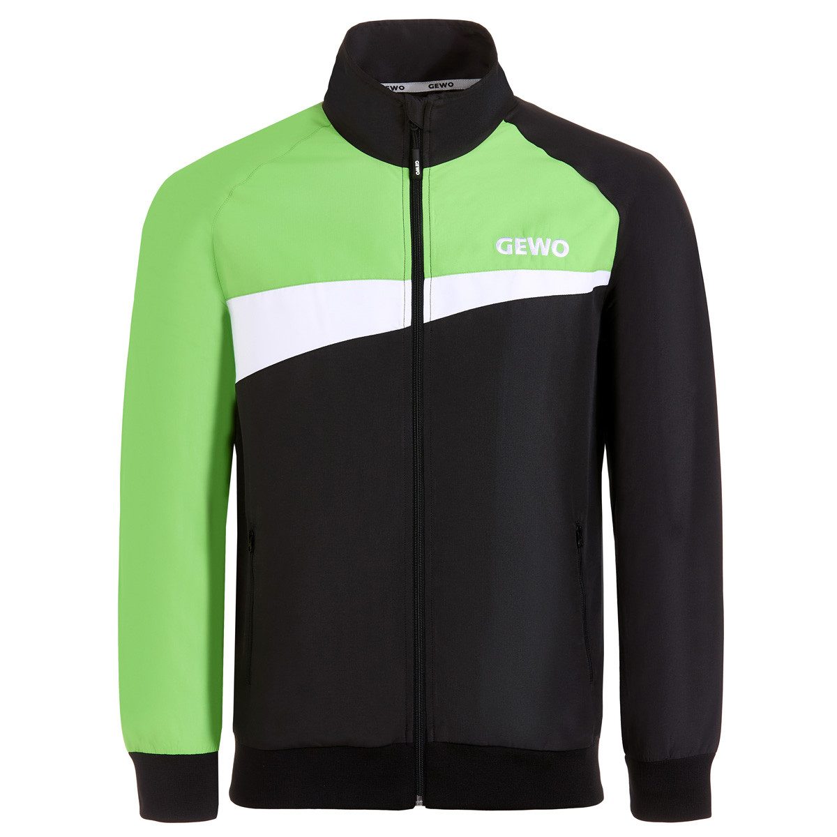 Gewo Trainingsjacke GEWO Trainingsjacke Fondi III schwarz/lime XXL