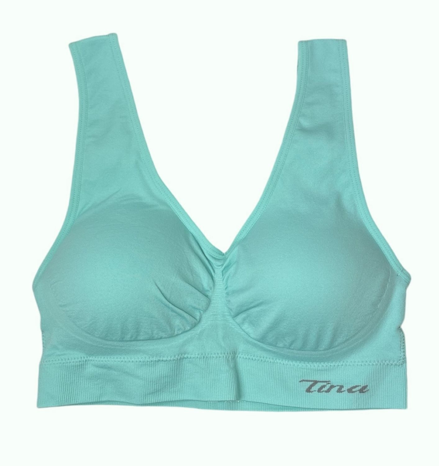 Dekker Bustier "Princess Dessous " Seamless Bustier/BH super Passform gefütterte Cup (Packung, 2 Stück) Logogschriftzug "Tina"