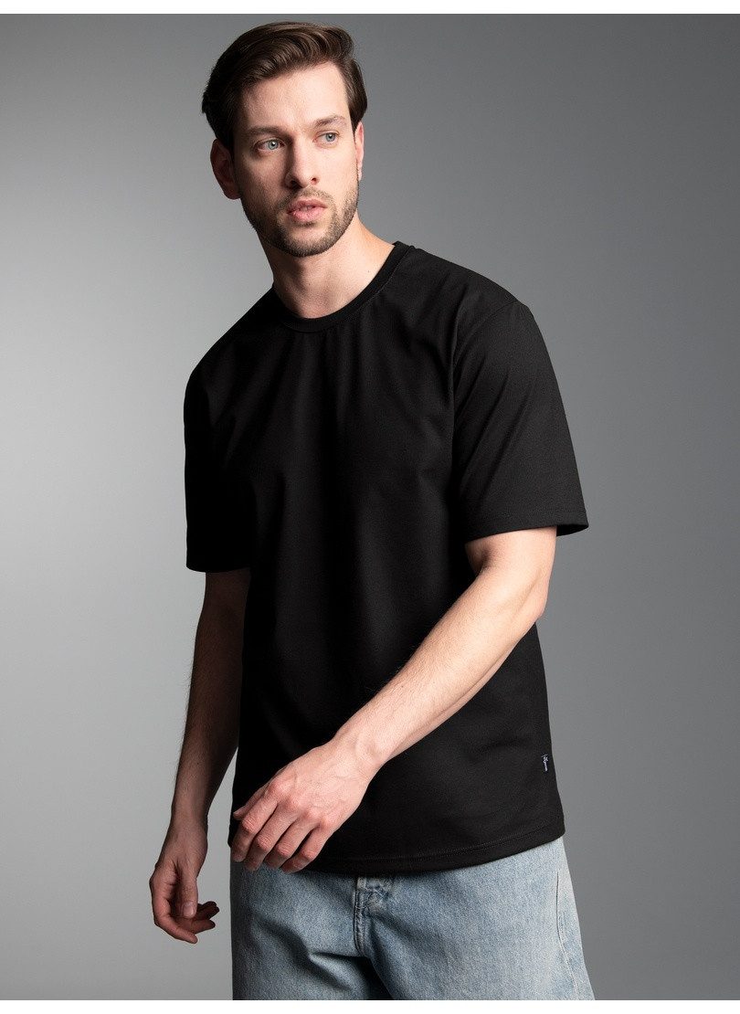 Trigema T-Shirt TRIGEMA T-Shirt DELUXE Baumwolle (1-tlg)