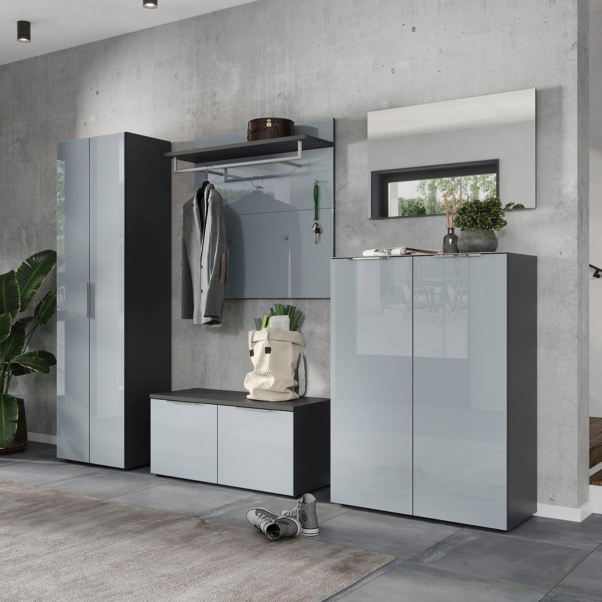 GERMANIA Garderoben-Set Oakland, (5-St)