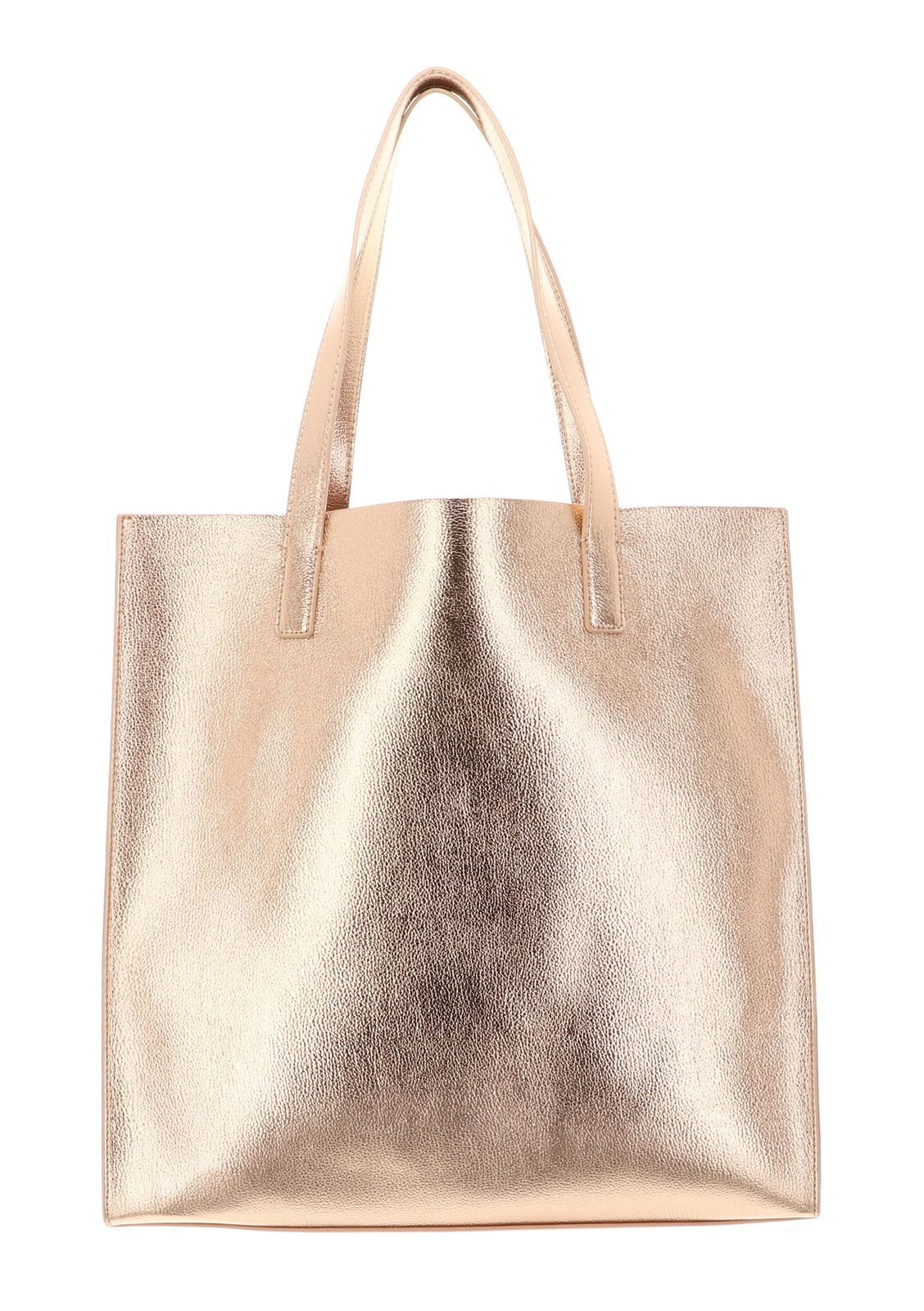 Ted Baker Shopper Rosmah Rose Detail Metallic Icon Bag