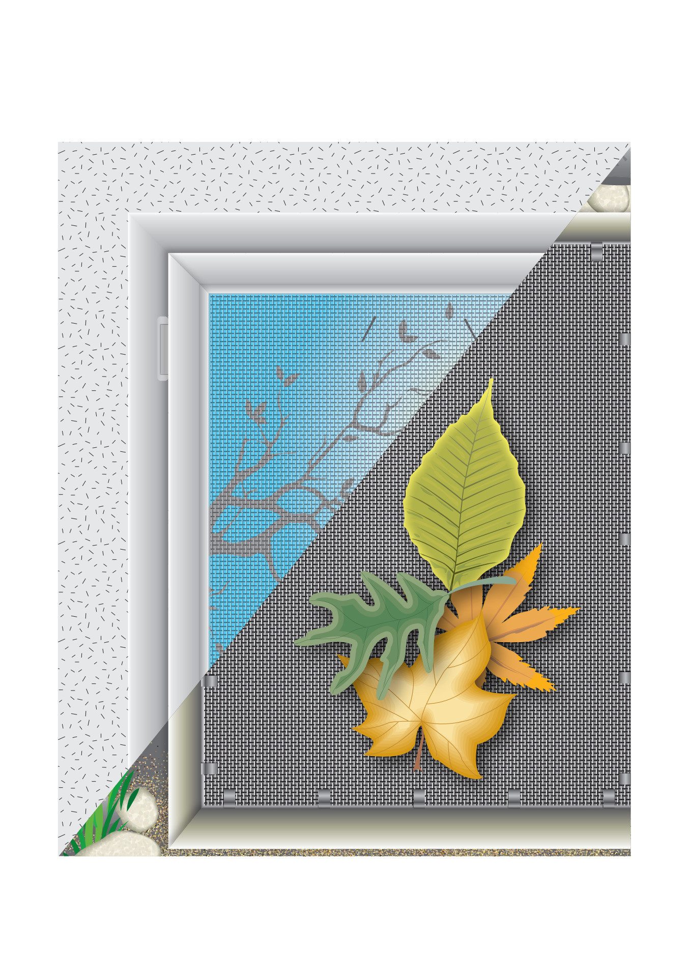 Windhager Fliegengitter-Gewebe aus hochwertigem Fiberglas, Insektenschutz-Rolle für Fenster und Türen, Ersatzrolle, Mückenschutz 1,4 x 1,13 mm, anthrazit