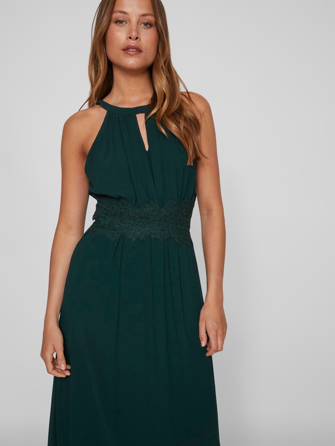 Vila Maxikleid VIMILINA HALTERNECK MAXI DRESS - NOOS Sommerkleid