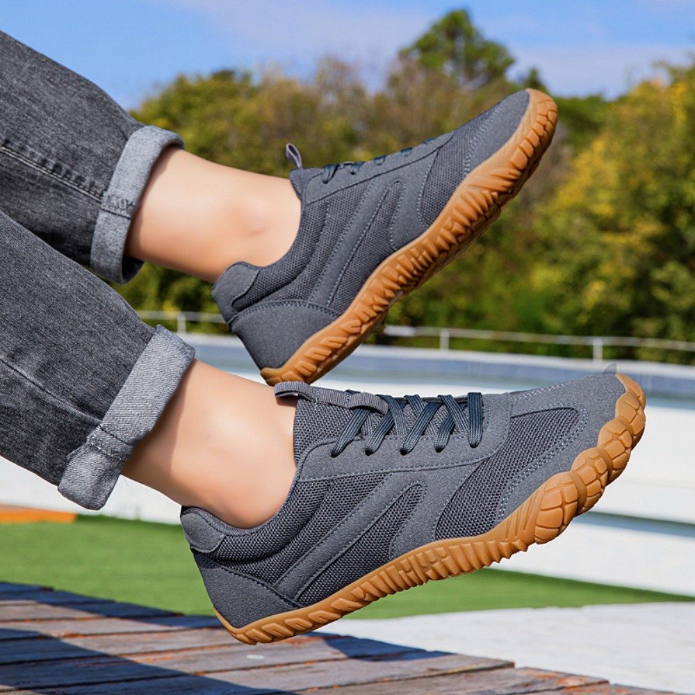HUSK'SWARE Barfußschuh (Unisex Barfußschuhe für Paare, breite Zehenbox, leichte Freizeitschuhe, Unisex Barfußschuhe für Paare, breite Zehenbox, leichte Freizeitschuhe) rutschfeste Wanderschuhe, Fitnessschuhe für Alltag und Outdoor