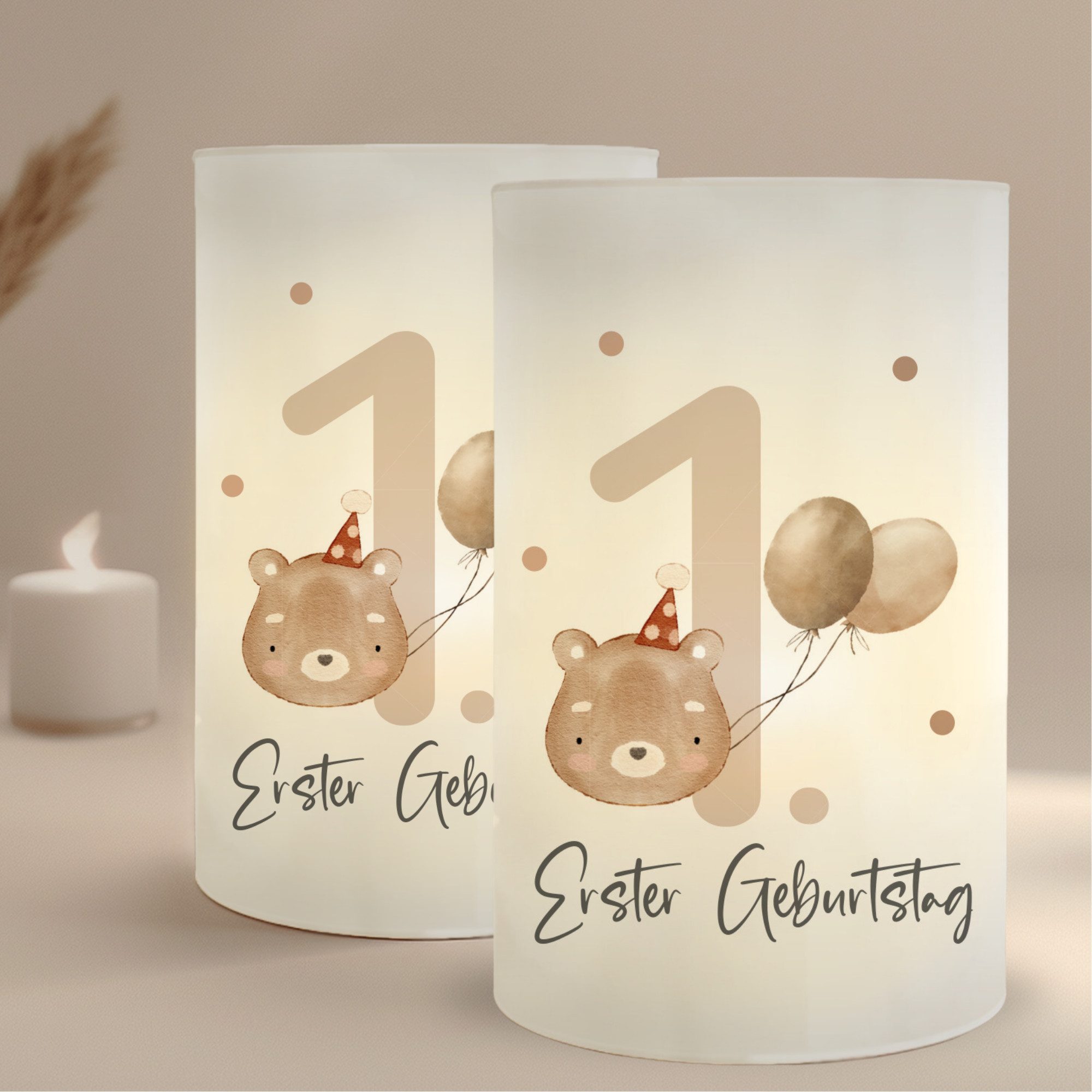MeinBaby123® Papierdekoration 10 Kindergeburtstag Windlichthüllen, Teelicht günstig online kaufen