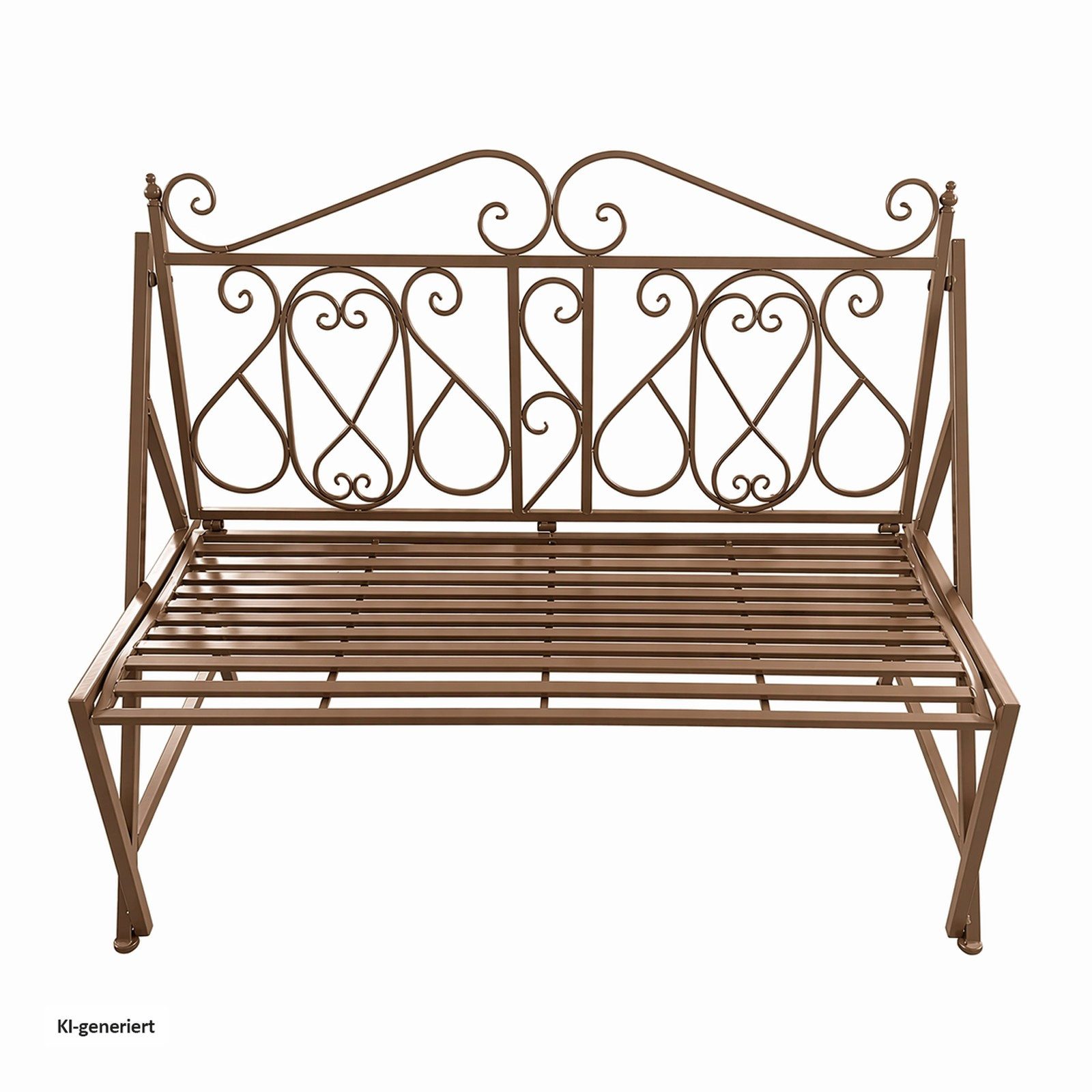 HTI-Living Gartenbank Solea Eisen Braun (Stück, 1-St., 1 Gartenbank) – Bild 2 von 2