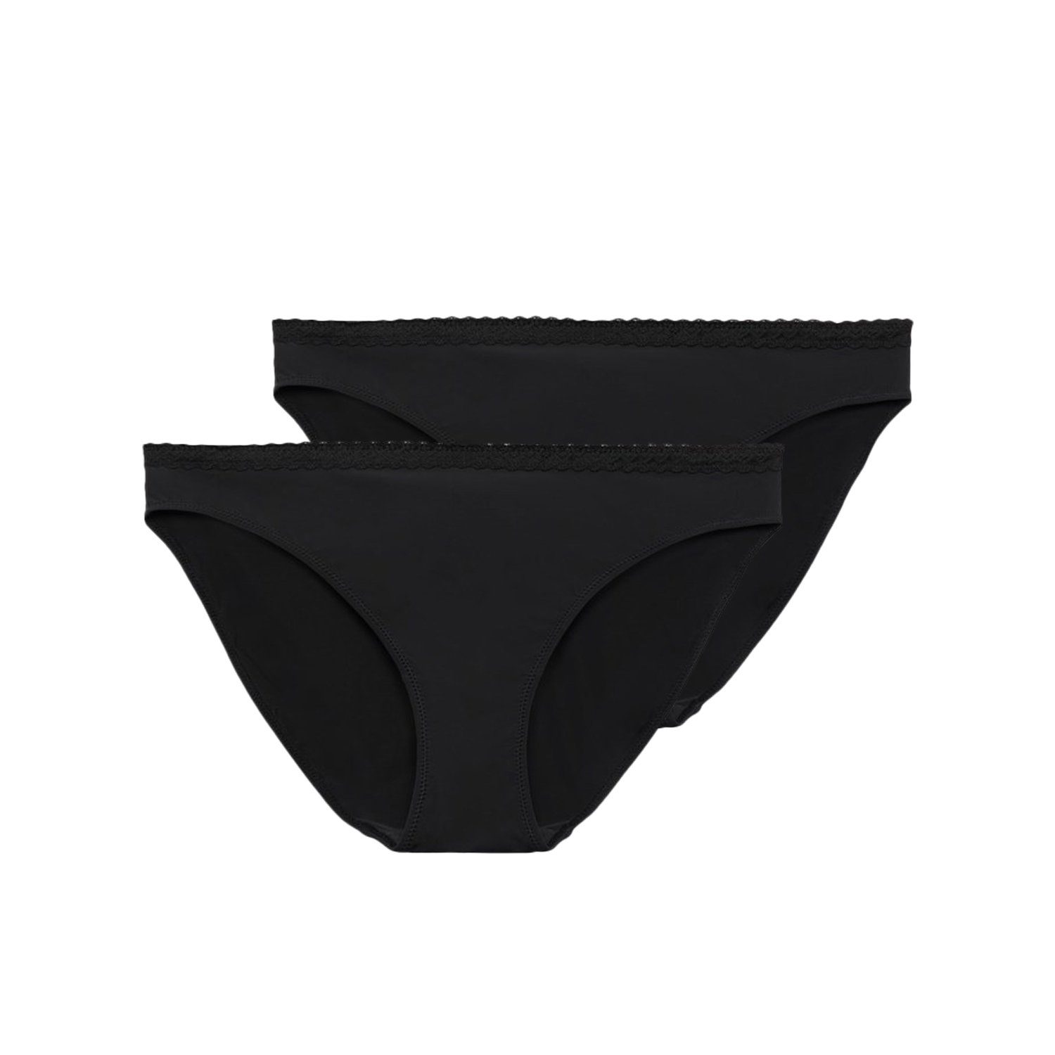 Esprit Slip Hipster Lace Band Microfibre Brief (2-St., Mehrpack) mit Spitzenborte, im 2er Pack