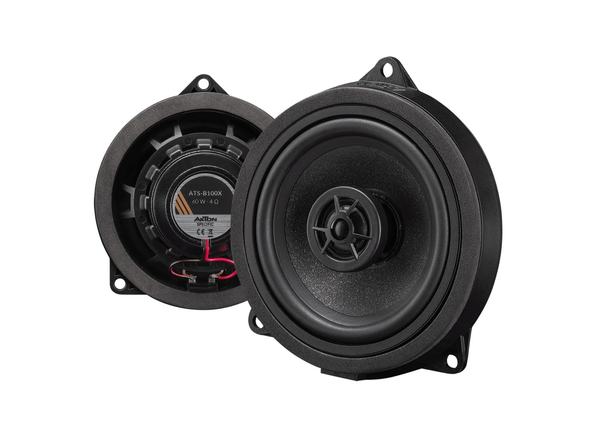 Axton ATS-B100X SPECIFIC 2-Wege 10cm Koax Lautsprecher für BMW und Mini Auto-Lautsprecher (60 W, 10 cm)