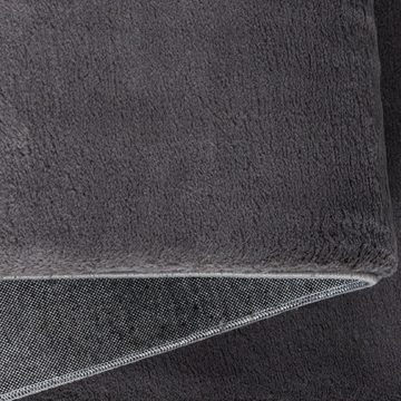 Teppich Dunkler Designer Wohnzimmerteppich in anthrazit, Teppich-Traum, rechteckig, Höhe: 16 mm
