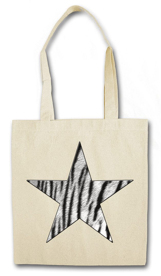 Beuteltasche Rockabella Star V Stofftasche Tattoo Nautical Rockabilly Tiger Leopard