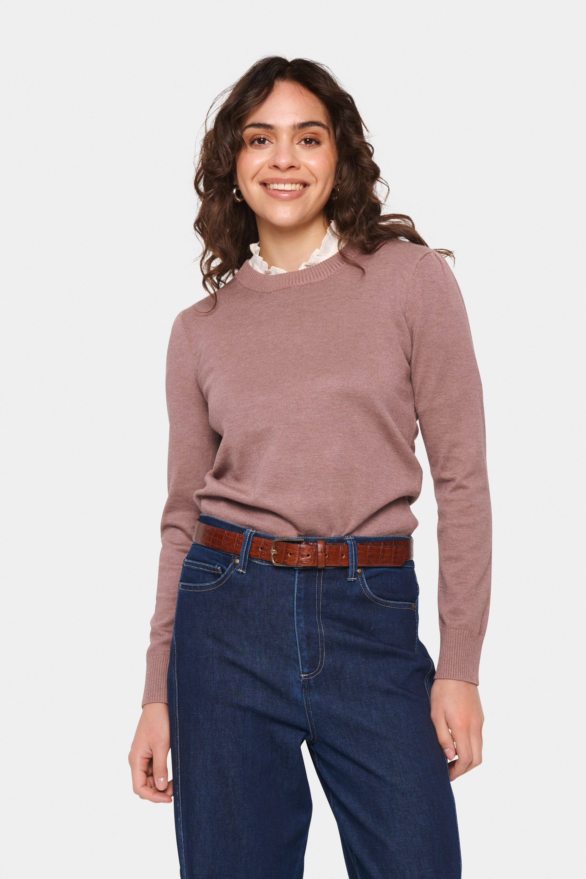 Saint Tropez Rundhalspullover MilaSZ günstig online kaufen